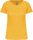 Női organikus kereknyakú rövid ujjú póló, Kariban KA3026IC, Yellow-XS