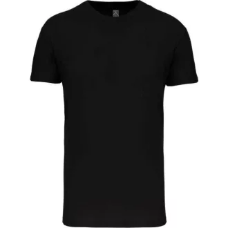   Gyermek kereknyakú organikus pamut póló, Kariban KA3027IC, Black-4/6