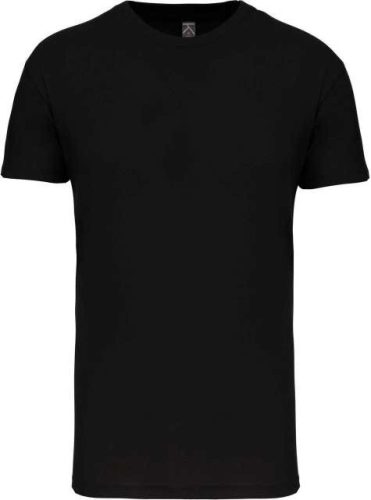 Gyermek kereknyakú organikus pamut póló, Kariban KA3027IC, Black-4/6