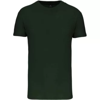   Gyermek kereknyakú organikus pamut póló, Kariban KA3027IC, Forest Green-4/6