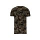 Férfi terepmintás környakas, rövid ujjú póló, Kariban KA3030, Olive Camouflage-XL