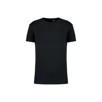   Uniszex  körkötött organikus póló rövid ujjú, Kariban KA3032IC, Black-XXS