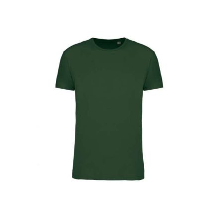 Uniszex  körkötött organikus póló rövid ujjú, Kariban KA3032IC, Forest Green-XXS