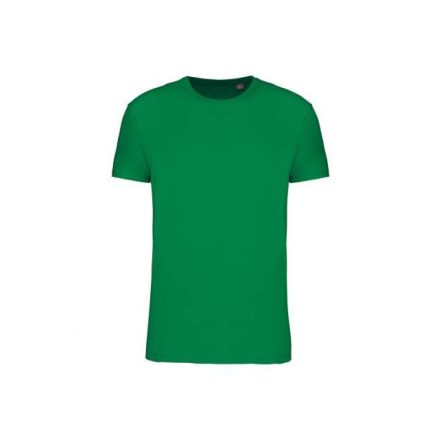 Uniszex  körkötött organikus póló rövid ujjú, Kariban KA3032IC, Kelly Green-3XL