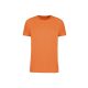 Uniszex  körkötött organikus póló rövid ujjú, Kariban KA3032IC, Light Orange-L