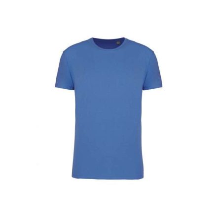 Uniszex  körkötött organikus póló rövid ujjú, Kariban KA3032IC, Light Royal Blue-3XL