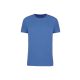 Uniszex  körkötött organikus póló rövid ujjú, Kariban KA3032IC, Light Royal Blue-XS
