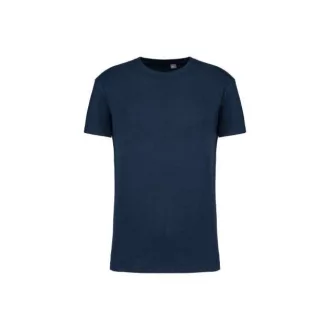   Uniszex  körkötött organikus póló rövid ujjú, Kariban KA3032IC, Navy-XXS