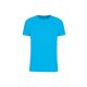 Uniszex  körkötött organikus póló rövid ujjú, Kariban KA3032IC, Sea Turquoise-2XL