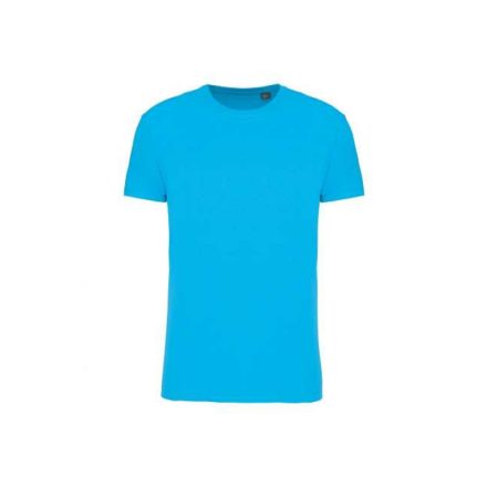 Uniszex  körkötött organikus póló rövid ujjú, Kariban KA3032IC, Sea Turquoise-3XL