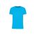 Uniszex  körkötött organikus póló rövid ujjú, Kariban KA3032IC, Sea Turquoise-4XL