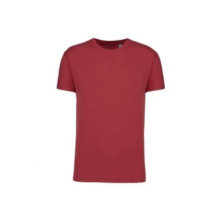 Uniszex  körkötött organikus póló rövid ujjú, Kariban KA3032IC, Terracotta Red-3XL