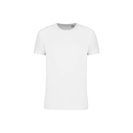 Uniszex  körkötött organikus póló rövid ujjú, Kariban KA3032IC, White-L