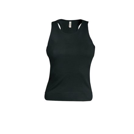 Női sporthátú vastag trikó, Kariban KA311, Black-L