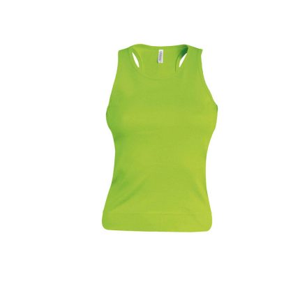 Női sporthátú vastag trikó, Kariban KA311, Lime-XL