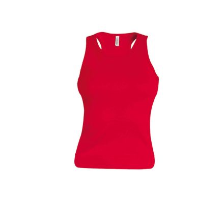 Női sporthátú vastag trikó, Kariban KA311, Red-L