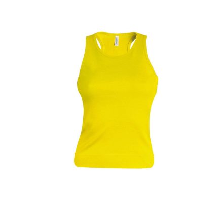 Női sporthátú vastag trikó, Kariban KA311, True Yellow-L