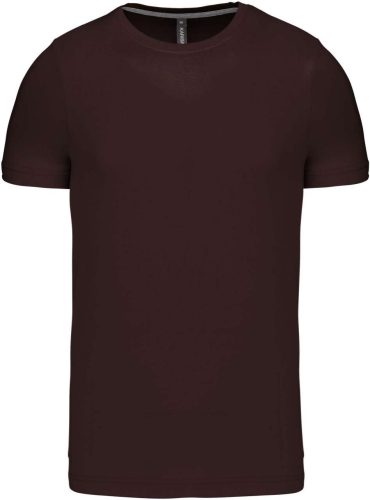 Férfi jersey rövid ujjú póló, Kariban KA356, Chocolate-S