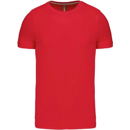 Férfi jersey rövid ujjú póló, Kariban KA356, Red-L