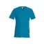 Férfi oldalvarrott V-nyakú rövid ujjó póló, Kariban KA357, Tropical Blue-4XL