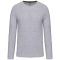 Férfi kereknyakú hosszú ujjú póló, Kariban KA359, Oxford Grey-4XL