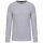 Férfi kereknyakú hosszú ujjú póló, Kariban KA359, Oxford Grey-S