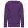 Férfi kereknyakú hosszú ujjú pamut póló, Kariban KA359, Purple-S
