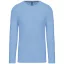 Férfi kereknyakú hosszú ujjú pamut póló, Kariban KA359, Sky Blue-2XL