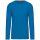 Férfi kereknyakú hosszú ujjú pamut póló, Kariban KA359, Tropical Blue-2XL