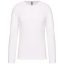 Férfi kereknyakú hosszú ujjú pamut póló, Kariban KA359, White-M