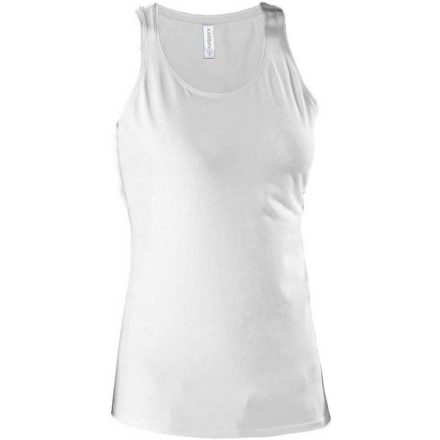 Női sztreccs ujjatlan póló, Kariban KA361, White-M