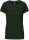Női rövid ujjú környakas pamut póló, Kariban KA380, Forest Green-2XL