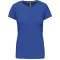 Női rövid ujjú környakas pamut póló, Kariban KA380, Light Royal Blue-XL
