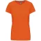 Női rövid ujjú környakas pamut póló, Kariban KA380, Orange-XL