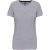 Női rövid ujjú környakas póló, Kariban KA380, Oxford Grey-2XL