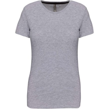 Női rövid ujjú környakas póló, Kariban KA380, Oxford Grey-3XL