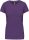 Női rövid ujjú környakas pamut póló, Kariban KA380, Purple-2XL
