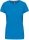 Női rövid ujjú környakas pamut póló, Kariban KA380, Tropical Blue-2XL