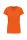 Női V-nyakú rövid ujjú pamut póló, Kariban KA381, Orange-2XL