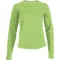 Női hosszú ujjú kereknyakú pamut póló, Kariban KA383, Lime-2XL
