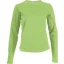 Női hosszú ujjú kereknyakú pamut póló, Kariban KA383, Lime-S