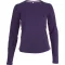 Női hosszú ujjú kereknyakú pamut póló, Kariban KA383, Purple-2XL
