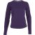 Női hosszú ujjú kereknyakú pamut póló, Kariban KA383, Purple-L