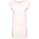 Női hosszú pólóruha, rövid ujjú, Kariban KA388, Off White-L/XL