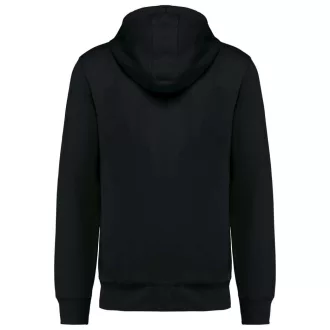   Uniszex  cipzáros kapucnis vastag pulóver, Kariban KA4008, Black-XXS