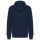 Uniszex  cipzáros kapucnis vastag pulóver, Kariban KA4008, Navy-XL