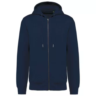   Uniszex  cipzáros kapucnis vastag pulóver, Kariban KA4008, Navy-XXS