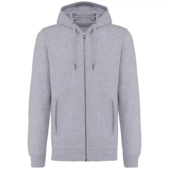   Uniszex  cipzáros kapucnis vastag pulóver, Kariban KA4008, Oxford Grey-XXS