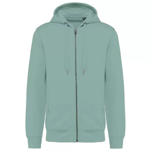 Uniszex  cipzáros kapucnis vastag pulóver, Kariban KA4008, Sage-4XL