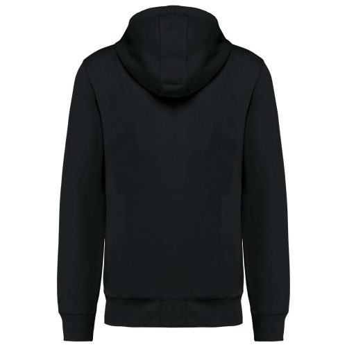 Uniszex  organikus kapucnis vastag pulóver, Kariban KA4009, Black-4XL